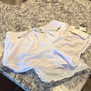 Vuori Women's Athletic White Shorts